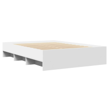 vidaXL fehér szerelt fa ágykeret 140x190 cm (3295681) ágy és ágykellék