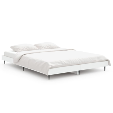 vidaXL fehér szerelt fa ágykeret 140x190 cm (832277) ágy és ágykellék
