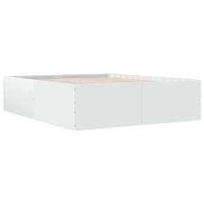 vidaXL fehér szerelt fa ágykeret 160 x 200 cm (3280909) ágy és ágykellék