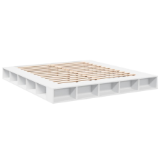 vidaXL fehér szerelt fa ágykeret 200 x 200 cm (3280447) ágy és ágykellék