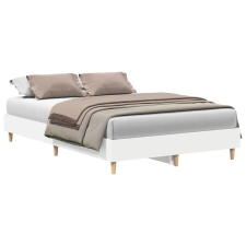 vidaXL fehér szerelt fa ágykeret matrac nélkül 120 x 200 cm (861030) ágy és ágykellék