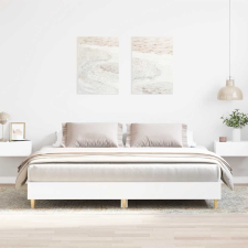 vidaXL fehér szerelt fa ágykeret matrac nélkül 180 x 200 cm ágy és ágykellék