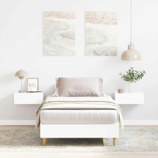 vidaXL fehér szerelt fa ágykeret matrac nélkül 75 x 190 cm ágy és ágykellék