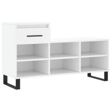 vidaXL fehér szerelt fa cipősszekrény 102x36x60 cm (831372) bútor