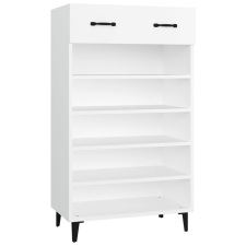 vidaXL fehér szerelt fa cipőszekrény 60 x 35 x 105 cm (812789) bútor