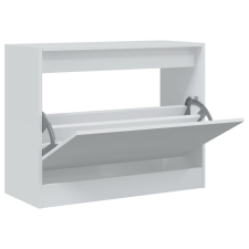 vidaXL fehér szerelt fa cipőszekrény 80 x 34 x 63 cm (839959) bútor