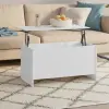 vidaXL fehér szerelt fa dohányzóasztal 102 x 55,5 x 52,5 cm