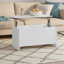 vidaXL fehér szerelt fa dohányzóasztal 102 x 55,5 x 52,5 cm bútor