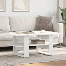 vidaXL fehér szerelt fa dohányzóasztal 102 x 55 x 42 cm bútor