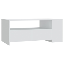 vidaXL fehér szerelt fa dohányzóasztal 102 x 55 x 42 cm (810917) bútor