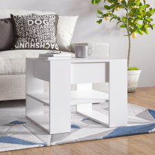 vidaXL fehér szerelt fa dohányzóasztal 55,5 x 55 x 45 cm bútor