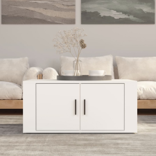 vidaXL fehér szerelt fa dohányzóasztal 80 x 50 x 36 cm bútor
