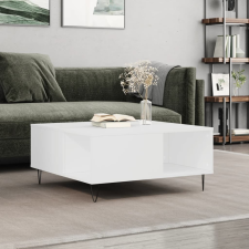 vidaXL fehér szerelt fa dohányzóasztal 80x80x36,5 cm bútor