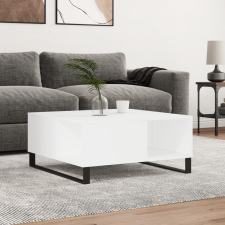 vidaXL fehér szerelt fa dohányzóasztal 80x80x36,5 cm bútor