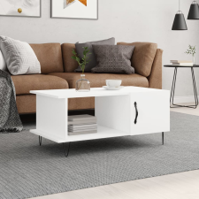 vidaXL fehér szerelt fa dohányzóasztal 90 x 50 x 40 cm bútor