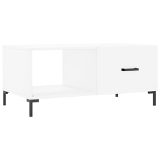 vidaXL fehér szerelt fa dohányzóasztal 90 x 50 x 40 cm (829212) bútor