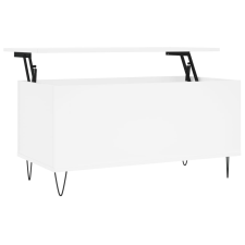 vidaXL fehér szerelt fa dohányzóasztal 90x44,5x45 cm (830972) bútor