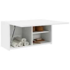 vidaXL fehér szerelt fa fali fürdőszobaszekrény 60x25x30 cm fürdőszoba bútor