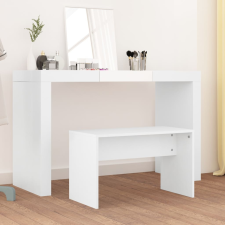 vidaXL fehér szerelt fa fésülködőszék 70 x 35 x 45 cm bútor