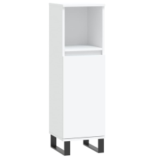 vidaXL fehér szerelt fa fürdőszobaszekrény 30 x 30 x 100 cm (831564) fürdőszoba bútor