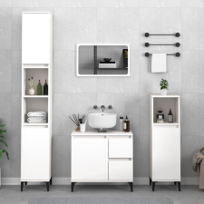 vidaXL fehér szerelt fa fürdőszobaszekrény 65 x 33 x 60 cm fürdőszoba bútor