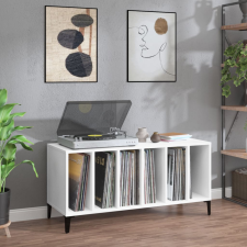 vidaXL fehér szerelt fa hanglemezszekrény 100 x 38 x 48 cm bútor