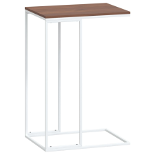 vidaXL fehér szerelt fa kisasztal 40 x 30 x 59 cm (343094) bútor