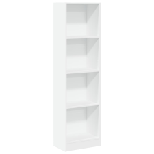 vidaXL fehér szerelt fa könyvespolc 40 x 24 x 143 cm (857783) bútor