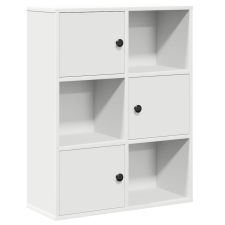 vidaXL fehér szerelt fa könyvespolc 60x24x76,5 cm (860382) bútor