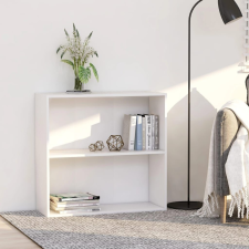 vidaXL fehér szerelt fa könyvespolc 80x30x76,5 cm bútor