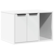 vidaXL fehér szerelt fa macskaalomdoboz 60 x 40 x 40 cm (857724) macskatoalett