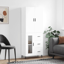 vidaXL fehér szerelt fa magasszekrény 69,5 x 34 x 180 cm bútor