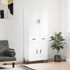 vidaXL fehér szerelt fa magasszekrény 69,5 x 34 x 180 cm bútor
