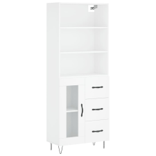 vidaXL fehér szerelt fa magasszekrény 69,5 x 34 x 180 cm (3189501) bútor