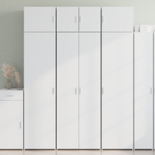 vidaXL fehér szerelt fa magasszekrény 70 x 42,5 x 185 cm bútor