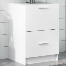 vidaXL fehér szerelt fa mosdószekrény 40 x 37 x 59 cm fürdőszoba bútor