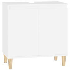 vidaXL fehér szerelt fa mosdószekrény 58x33x60 cm (821252) fürdőszoba bútor