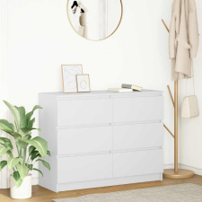 vidaXL fehér szerelt fa tálalószekrény 100x35x76 cm bútor