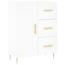 vidaXL fehér szerelt fa tálalószekrény 69,5 x 34 x 90 cm (830244) bútor