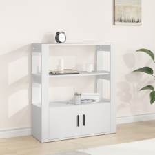 vidaXL fehér szerelt fa tálalószekrény 80x30x90 cm bútor