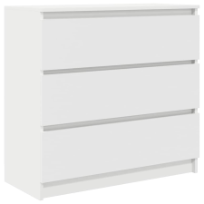 vidaXL fehér szerelt fa tálalószekrény 80x35x76 cm (861733) bútor