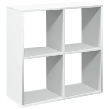 vidaXL fehér szerelt fa térelválasztó könyvespolc 69,5x29x69,5 cm (858003) bútor
