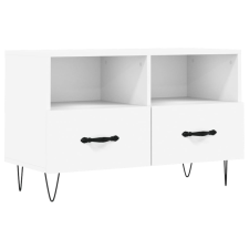 vidaXL fehér szerelt fa TV-szekrény 80 x 36 x 50 cm (828964) bútor