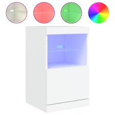vidaXL fehér tálalószekrény LED-világítással 41 x 37 x 67 cm (836679) bútor