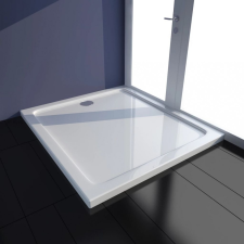 vidaXL Fehér téglalap alakú ABS zuhanytálca 80 x 90 cm kád, zuhanykabin