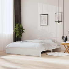 vidaXL fehér tömör fa ágykeret 180x200 cm (6FT Super King) ágy és ágykellék