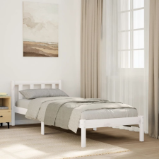 vidaXL fehér tömör fenyő extra hosszú ágykeret matrac nélkül 80x220 cm ágy és ágykellék
