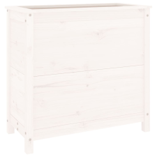vidaXL fehér tömör fenyő kerti növénytartó 82,5x40x78 cm (825283) kerti tárolás