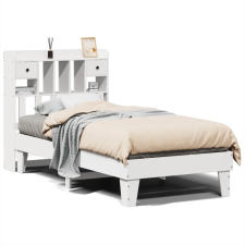 vidaXL fehér tömör fenyőfa ágy matrac nélkül 100 x 200 cm (3308850) ágy és ágykellék