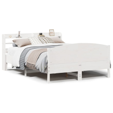 vidaXL fehér tömör fenyőfa ágy matrac nélkül 120 x 190 cm (3306979) ágy és ágykellék